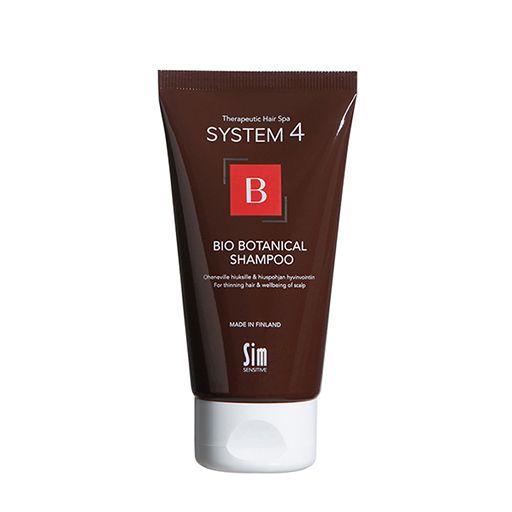System 4 Биоботанический шампунь против выпадения волос, шампунь, для всех типов волос, 75 мл, 1 шт.